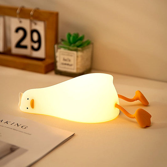 Silicone Duck LED Night Lamp